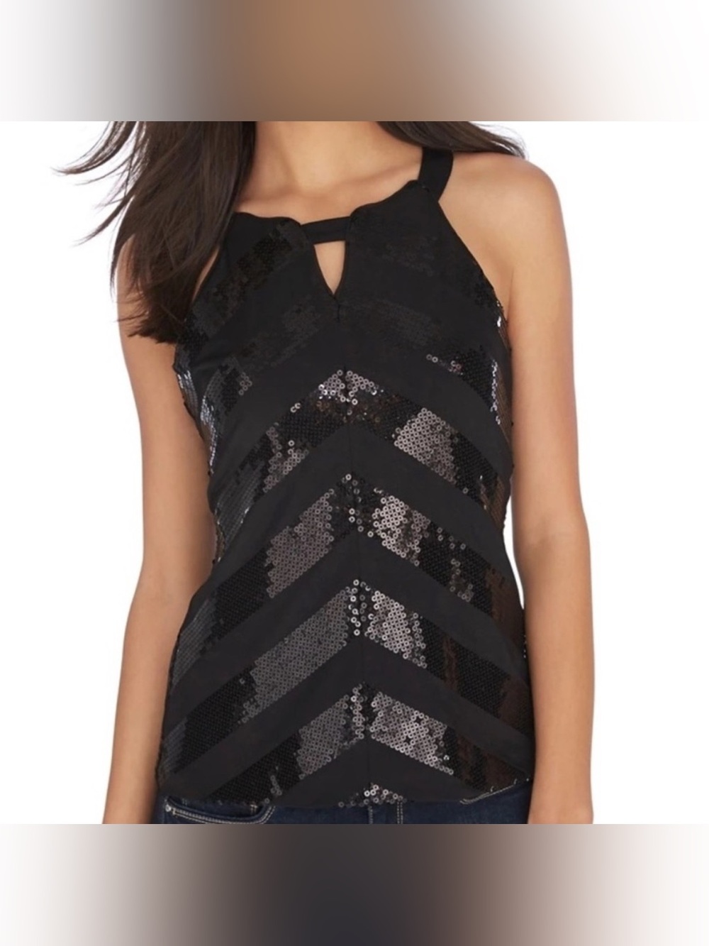 🌺😜 Sexy White House Black Market size M top Like New🌺